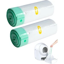 40 Count Heavy-Duty Extra Thick Cat Litter Box Liners for Automatic