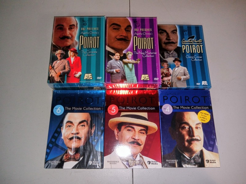 Agatha Christie’s Poirot DVD Lot Of 6 Box Sets