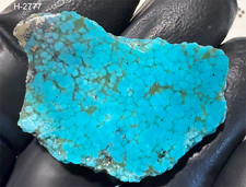 Kingman Turquoise Rough Cabochon - Ultra Grade Spiderweb - BIG 38mm - AZ Seller