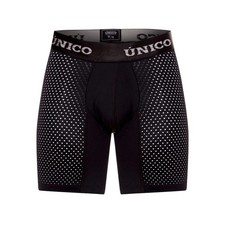 Mundo Único Hombre Boxer Medio Sequoia M23 Negro - Transpirable Microperforado Mi
