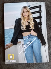 Autogrammkarte Shania Geiss 2025 RTL ZWEI