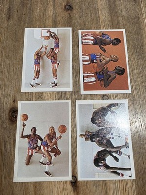 1971 Fleer Lot~Cocoa Puffs Harlem Globetrotters~ #9 10 11 12~1970-71 Highlights