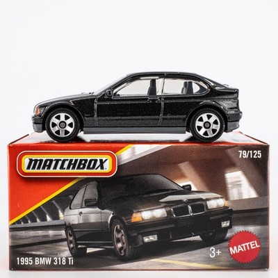 2026 Matchbox Power Grabs #78 1995 BMW 318 Ti COSMOS BLACK | FSB