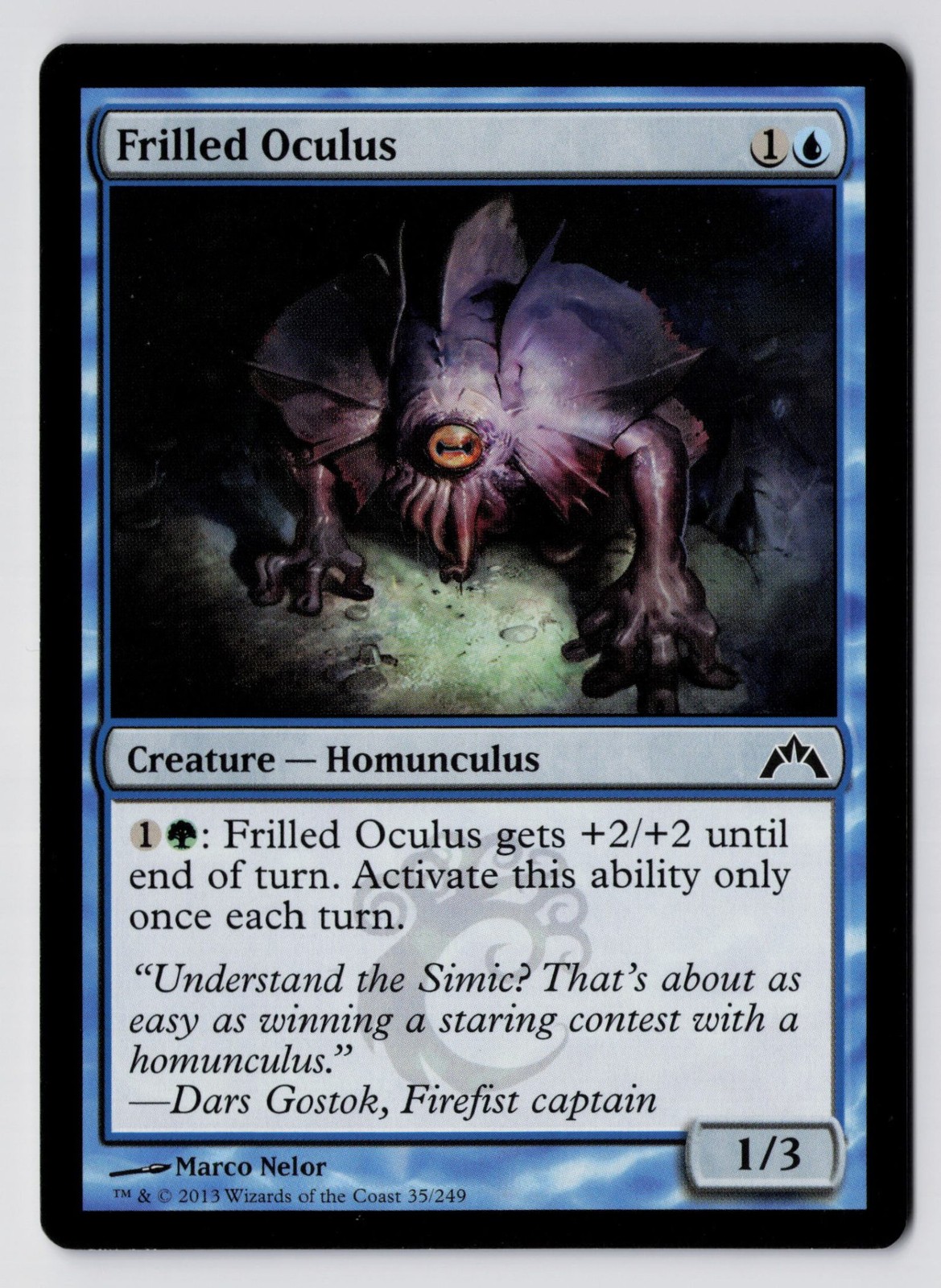 Frilled Oculus - 35 - Gatecrash - NM