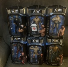 AEW Lot of 6 Adam Copeland Kenny Omega  Adam Cole Klye O Reilly Santana  Shawn S
