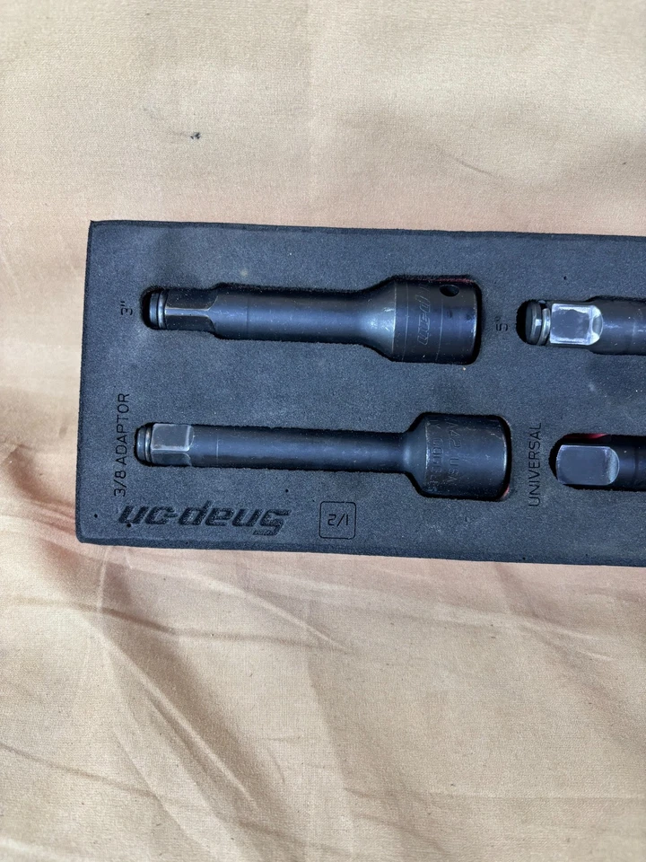 SNAP ON 307IMFR 7PC 1/2 DRIVE IMPACT DRIVER & EXTENSION SET IN PRO-FI FOAM!! - Image 2 of 4