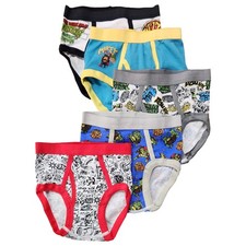 Boys Teenage Mutant Ninja Turtles 5pc Set Underwear Briefs XS 4