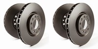 EBC Bremsscheiben Premium Vorne+Hinten FüR Seat Alhambra (7V8, 7V9) Sharan T4