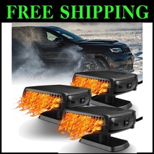 150W Portable Car Heater  Defroster with 360  Rotation - Plug-in Convenience