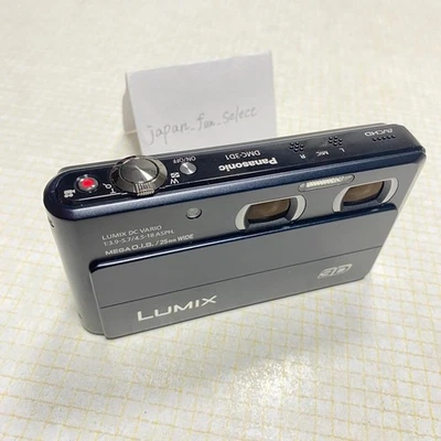 Panasonic LUMIX DMC-3D1 Black Digital Camera 12.1MP 4x Zoom Full HD Japanese - Image 1 of 4