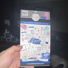 Happy Planner Year to Shine BIG Sticker Book 30 Pages 477 Pieces NEW dream