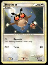 HOOTHOOT 66/123 COMMON HEARTGOLD & SOULSILVER POKEMON LP