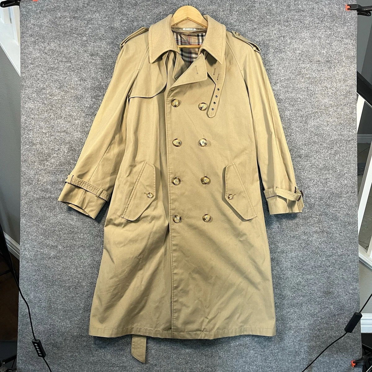 Preços baixos em Vintage trench Burberry em Casacos e jaquetas