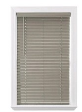 Better Home Gardens 2" Faux Wood Cordless Window Blind Rustic Gray 36 x64
