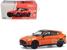 ASTON MARTIN DBX 707 COSMOS ORANGE 1/64 DIECAST MODEL CAR BY POP RACE PR640148