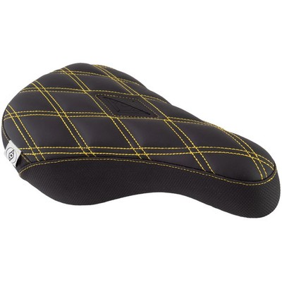 ALIENATION GRIPPER PIVOTAL BMX SEAT - BMX SADDLE - BLACK/GOLD