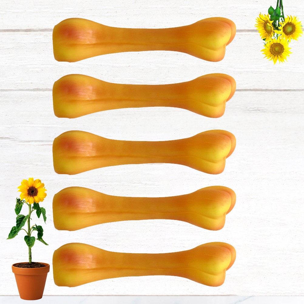 5 Pcs Bones Toys Multifunction Pet Molar Bite Small Chew Playing Dog