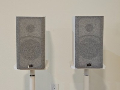 POLK AUDIO RESERVE R200 BOOKSHELF SPEAKERS PAIR - WHITE