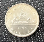 1965, Canada, 1 Dollar Silver Coin, 80%, Queen Elizabeth, Estate Sale.
