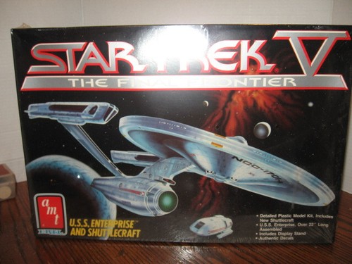 AMT 1/537 Scale Star Trek V USS Enterprise & Shuttlecraft Model Kit ...
