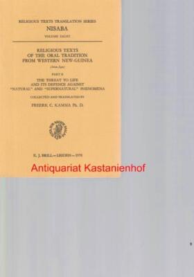 ''Religious Texts of the Oral Tradition from Western New-Guinea (Irian Jaya),Part