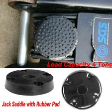 Universal Floor Jack Lift Point Saddle With Pad Adapter Pinch Weld 4tons Rubber