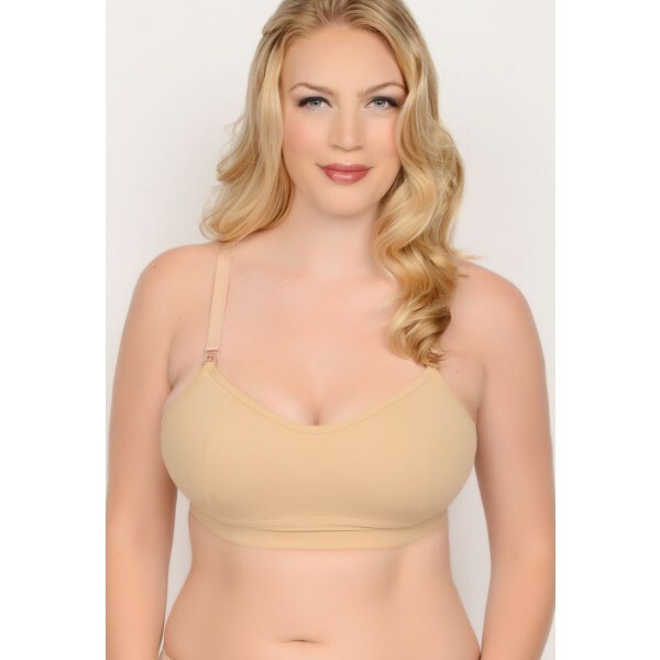 padded nursing sports bra