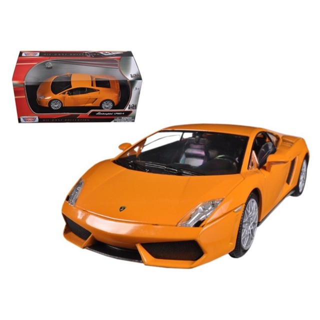 Lamborghini Gallardo Lp-560-4 Orange 1/24 Diecast Model Car