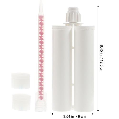 4 Sets Empty Caulk Tube Refillable Caulking Double Tubes Universal Sealant Tube - Picture 6 of 7