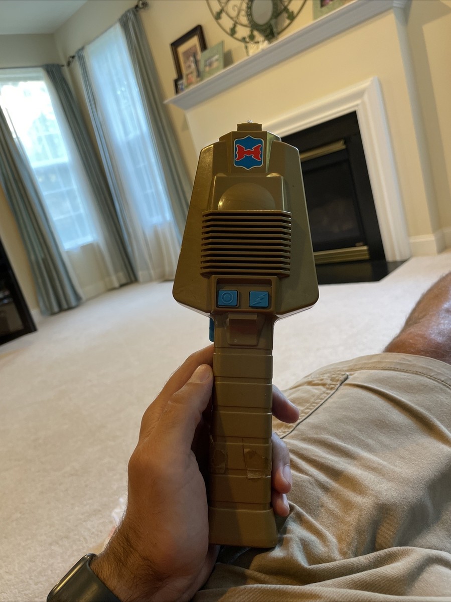 Vintage 1989 He-Man Electronic Power Light Up Toy Sword Mattel