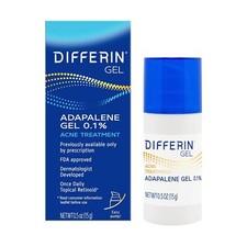 Differin Acne Treatment Gel, 30 Day Supply, Retinoid Treatment for Face with 0.1