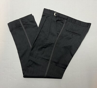 Men's Vintage Lord West Charcoal Gray Tuxedo 46L Blazer 40x34