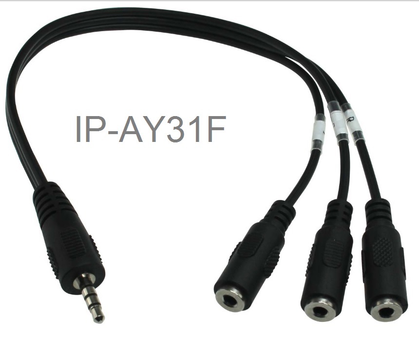 Cavo Splitter Audio 3.5mm CablesOnline Cavo Adattatore Audio 3.5mm TRRS Maschio A 3 Ingressi TS Mono Femmina - Per Cuffie E Microfono Separati Cavo 1 Piede Per Registrazione - Foto 10