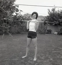 1960s Vogel Negative-sexy brunette pinup girl Pamela Harris-cheesecake v200468