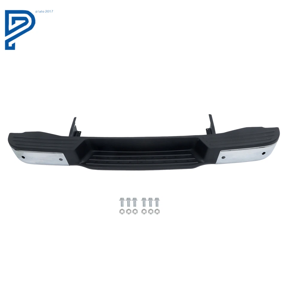 铬后保险杠组件适用于日产 NV1500 NV2500 NV3500 2012 - 2021 带传感器 — 第 4/4 张图片