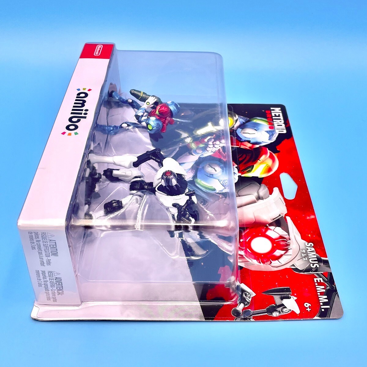 Nintendo Amiibo Metroid Dread Samus Aran + E.M.M.I. Figure 2