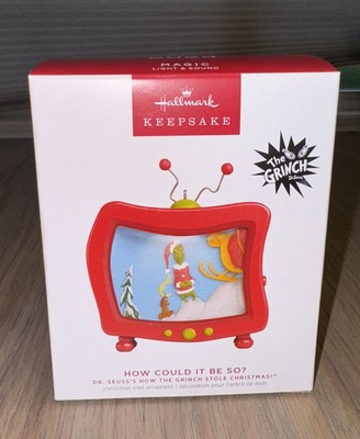 2023 Hallmark Keepsake Dr. Seuss's Grinch Stole Christmas - How Could It Be So