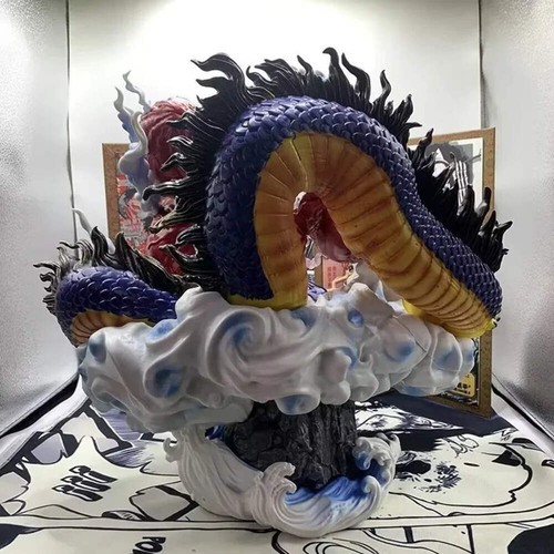 22cm One Piece - Monkey D. Luffy vs Kaido, Action Figure in PVC, Modello - Foto 10 di 13