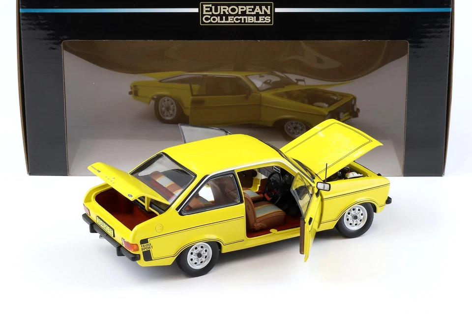 1:18 Sun Star Ford Escort MKII Sport 1975 Signal Yellow - Image 4 of 4