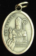 Saint Blaise Medal Religious Holy Catholic