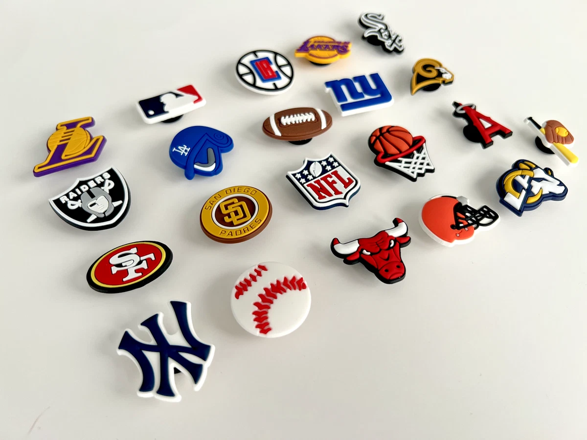 NFL Football Baseball Basketball teams Jibbitz Shoe Charms for