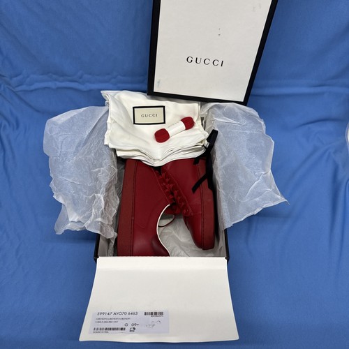 Gucci Ace Interlocking G - 9, US 10 Red - Picture 16 of 19