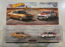 Hot Wheels Premium 2pack  73 HOLDEN MONARO GTS &  77 HOLDEN TORANA HKF50