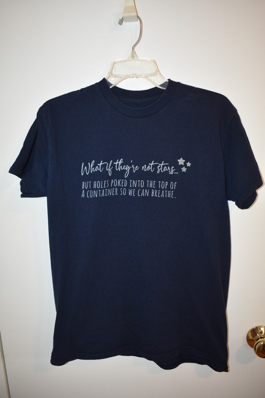What if they're not stars...but t-shirt Navy blue (small)