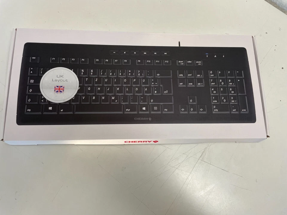 CHERRY G85-23200GB-2 Tastatur QWERTZ Kabelgebunden Schwarz USB, 472 x 176 x 18mm - Bild 2 von 4