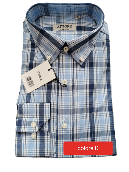 Camicia vestibilità grande a quadretti - Marcus