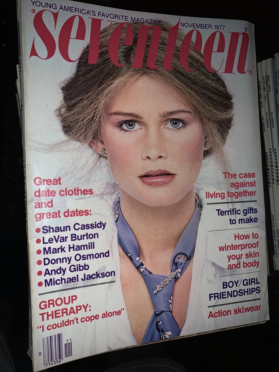 Seventeen Magazine November 1977 Julie Foster Cover Shaun Cassidy