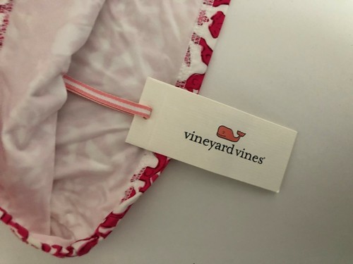 NWT Vineyard Vines PInk Tile Medallion One Shoulder Tankini Top Size XXS - Picture 3 of 8