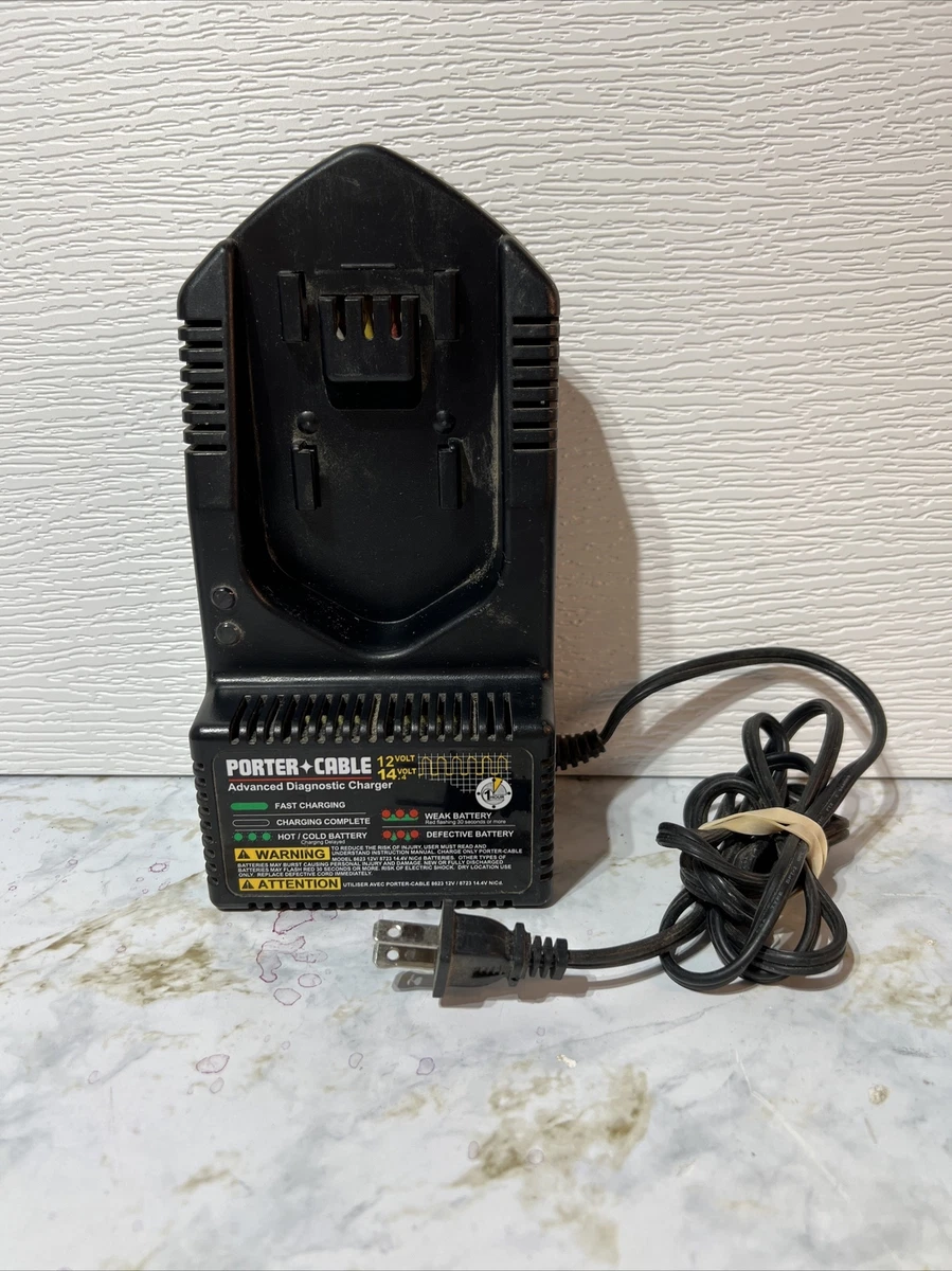 Porter Cable Advanced Diagnostic Battery Charger 12V 14.4V