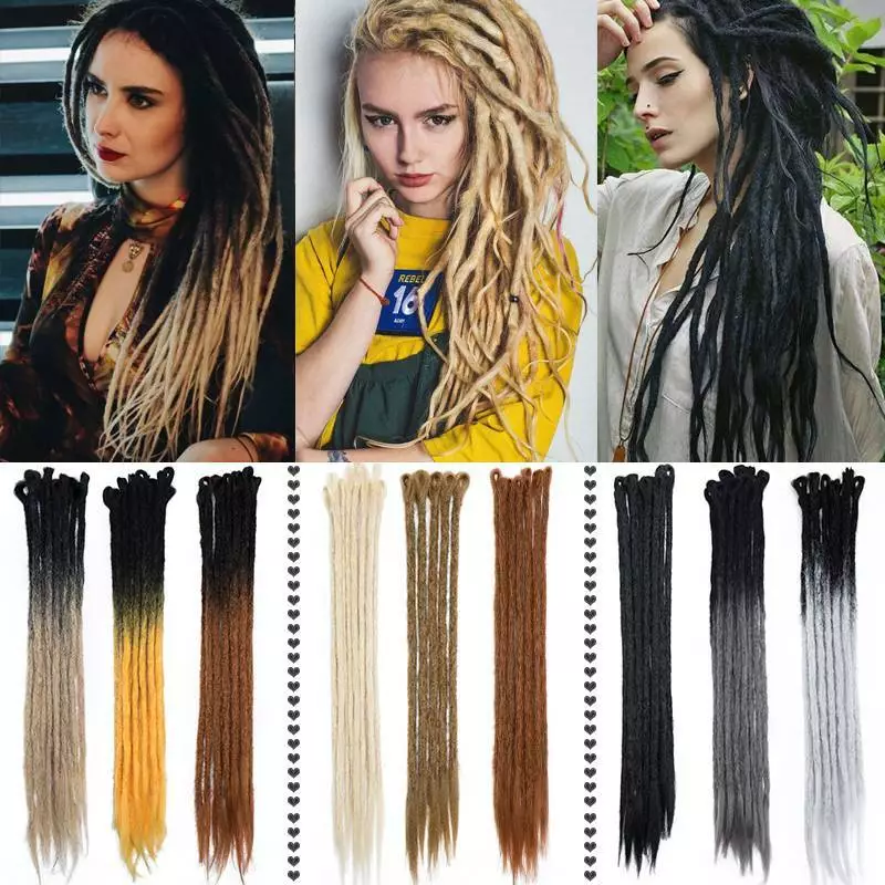 DSoar Crochet Dreadlock Extensions Black Men and Women With Dreads  Hairstyles 40 PCS Reggae Hair 20 Inch